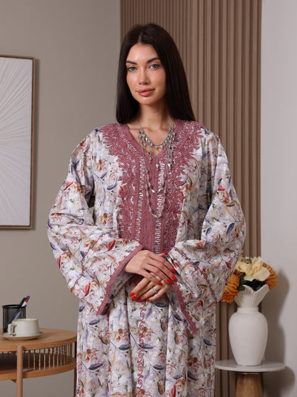 Dusty Rose Enchantment Kaftan