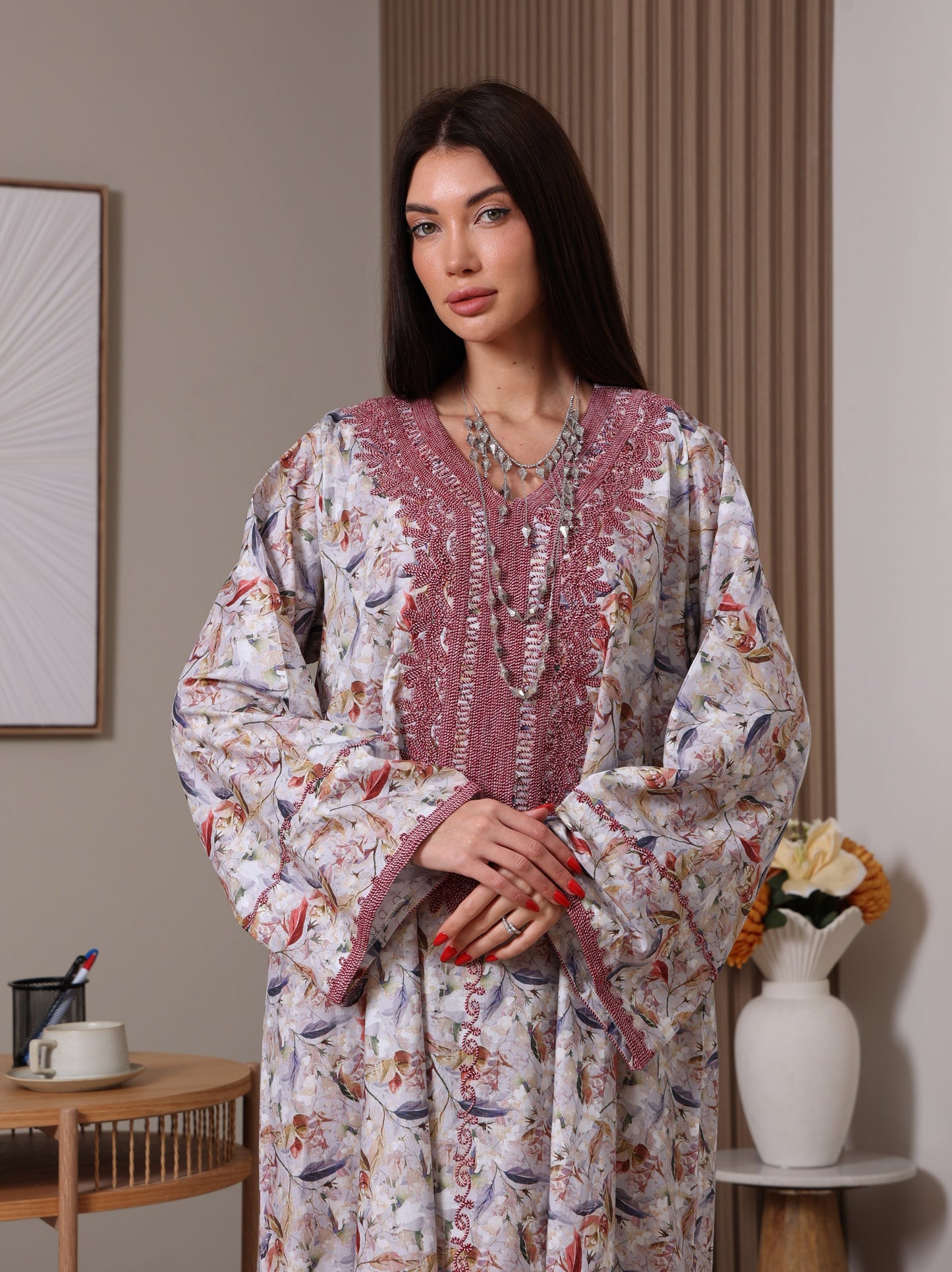 Dusty Rose Enchantment Kaftan