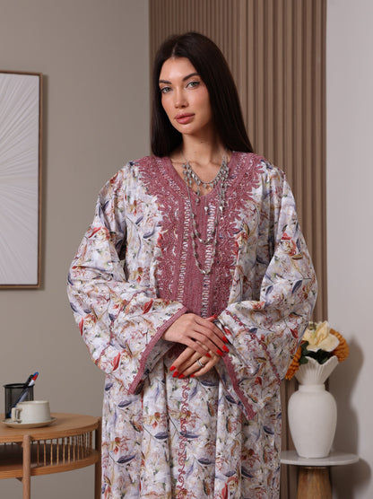 Dusty Rose Enchantment Kaftan