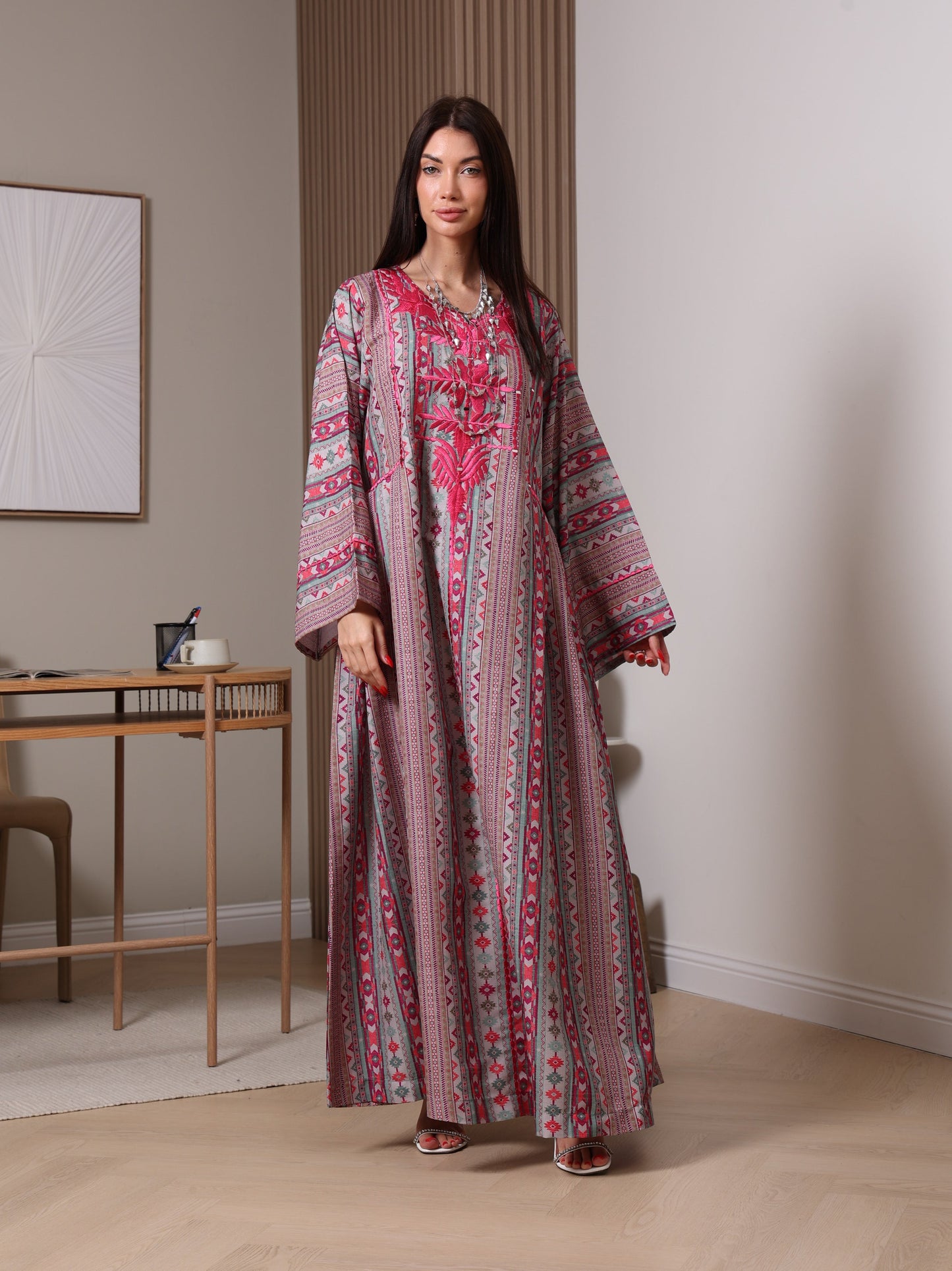 Magenta Mirage Kaftan