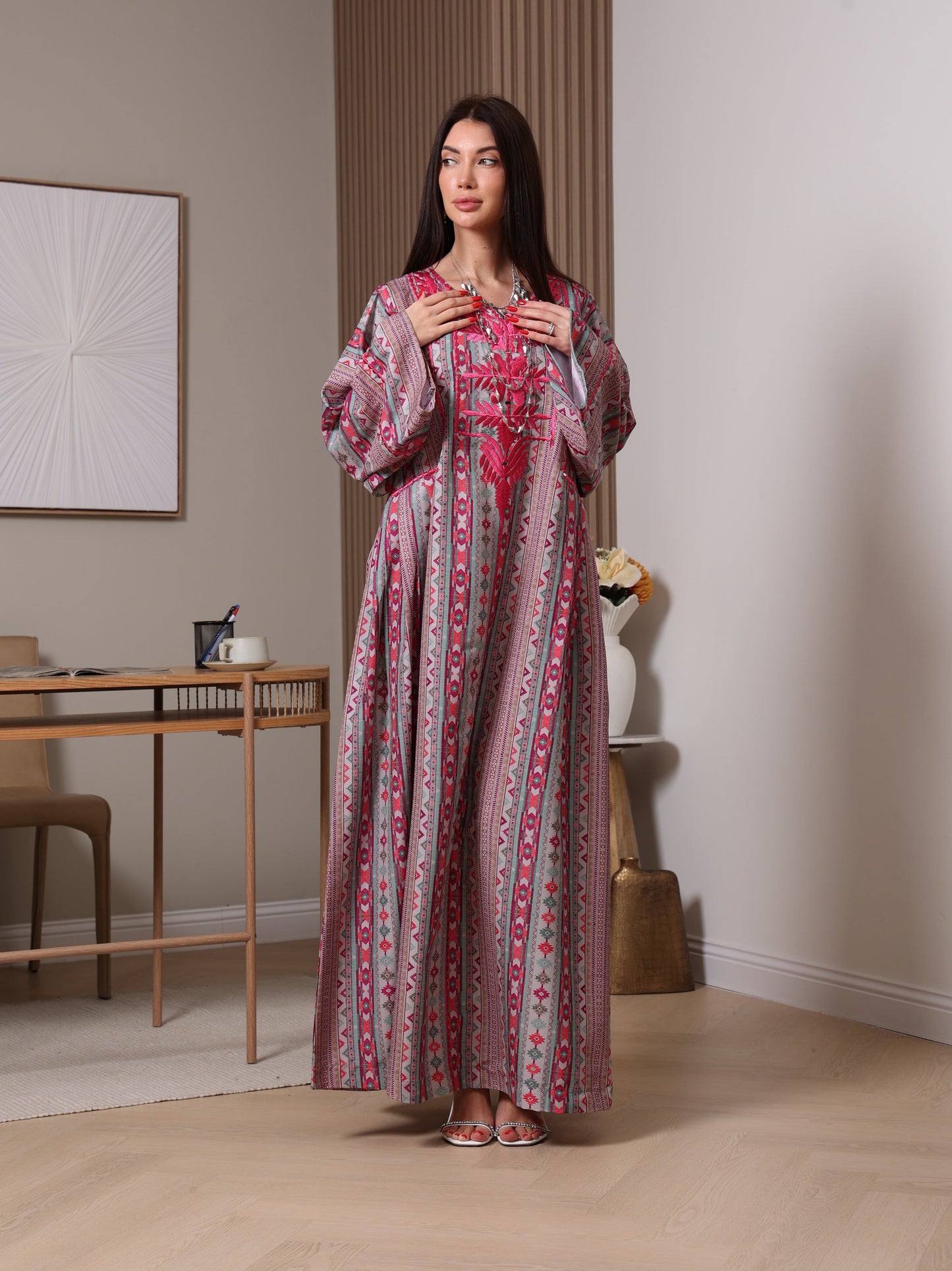 Magenta Mirage Kaftan