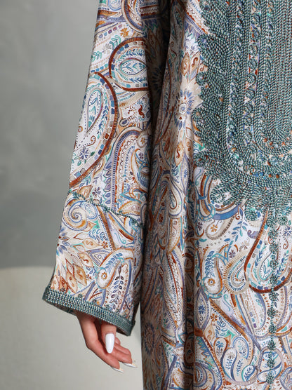 Sage Paisley Kaftan