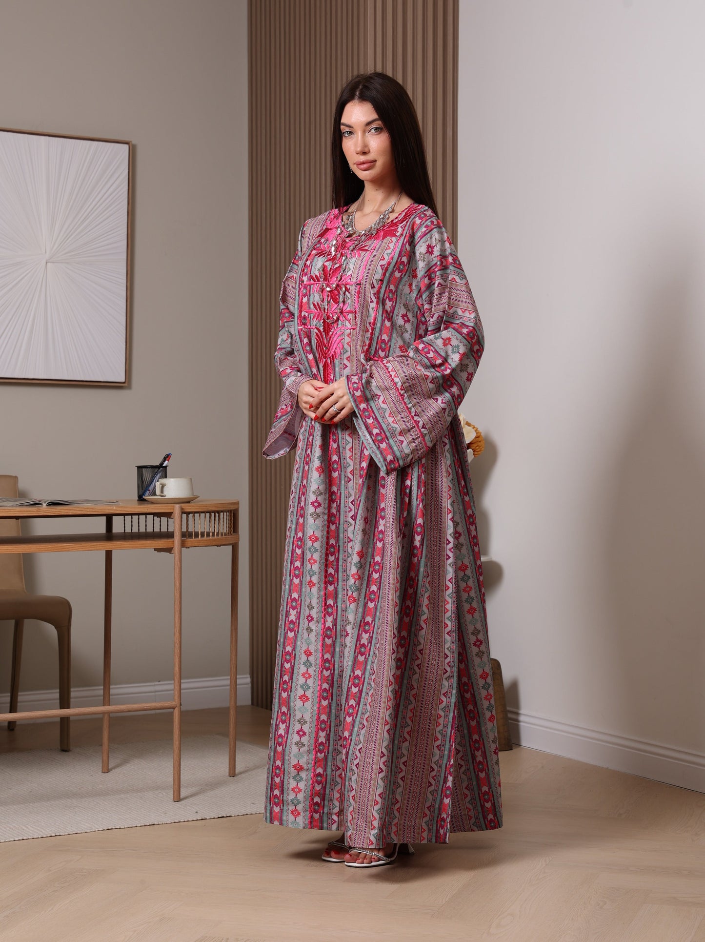 Magenta Mirage Kaftan