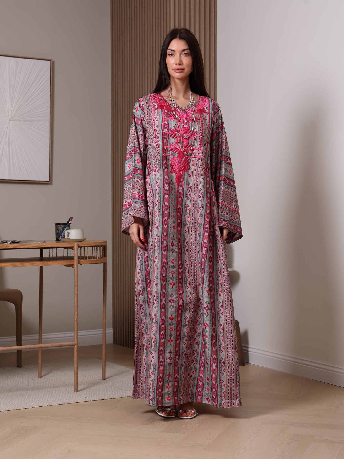 Magenta Mirage Kaftan