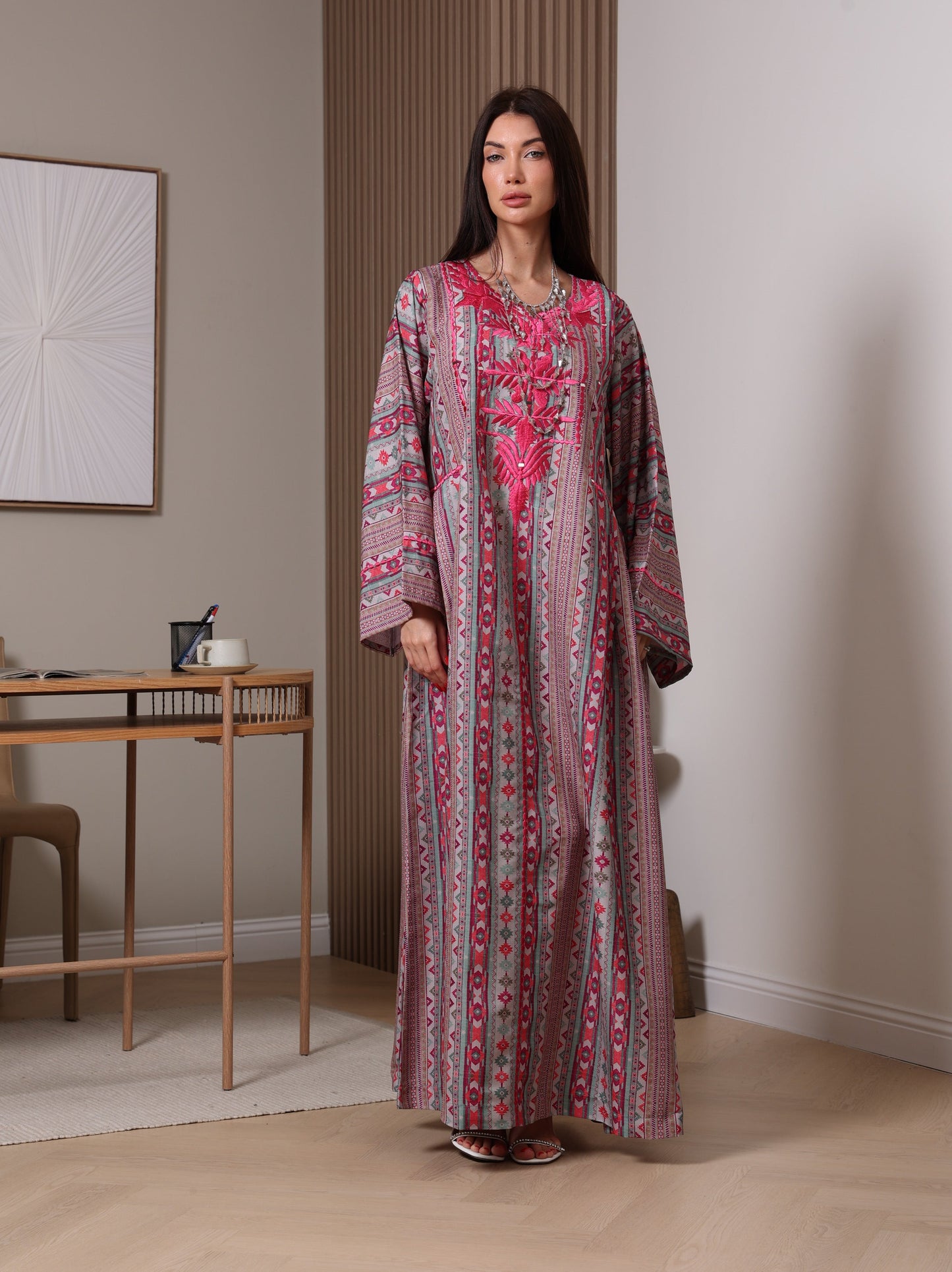 Magenta Mirage Kaftan