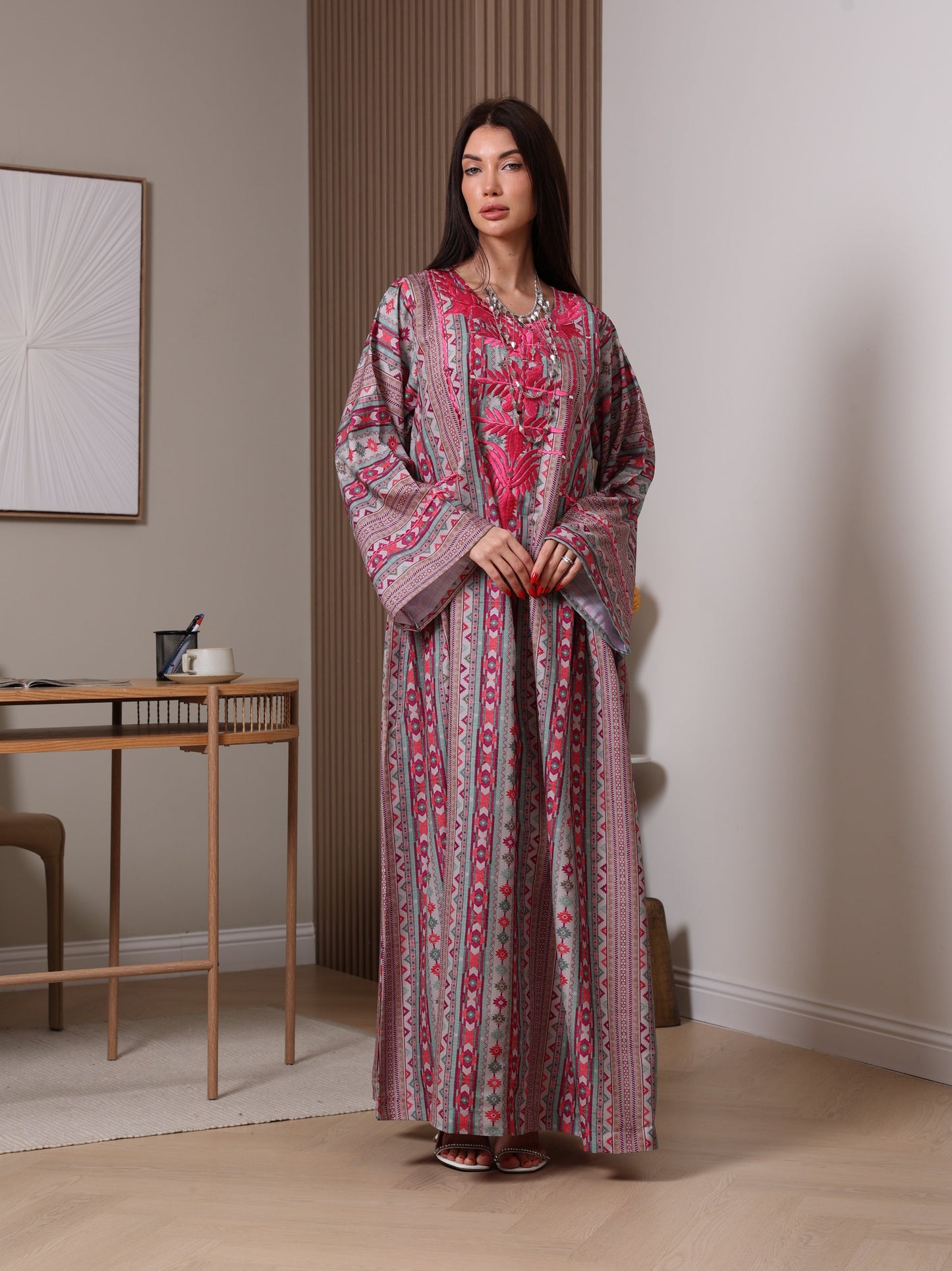 Magenta Mirage Kaftan