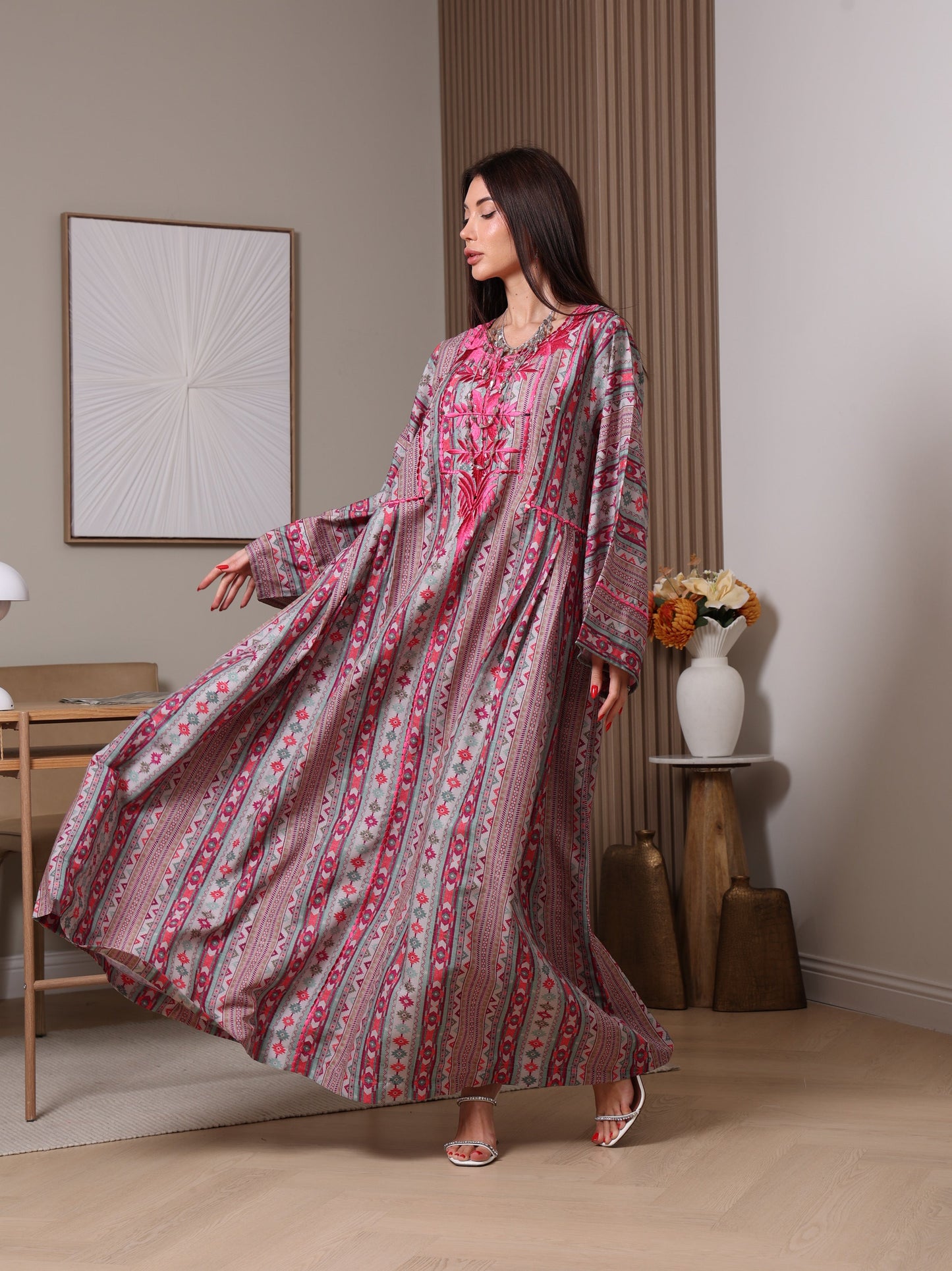 Magenta Mirage Kaftan