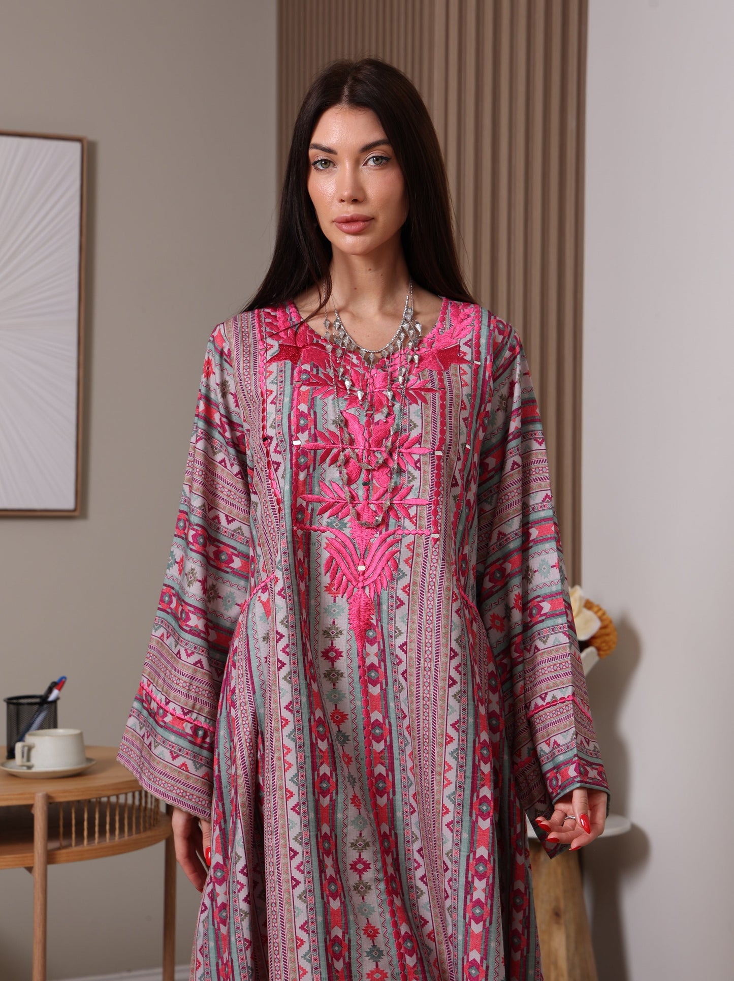 Magenta Mirage Kaftan