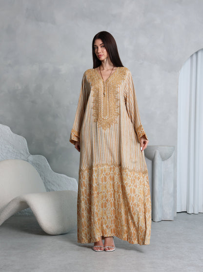 Amber Lattice Kaftan