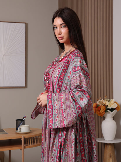 Magenta Mirage Kaftan