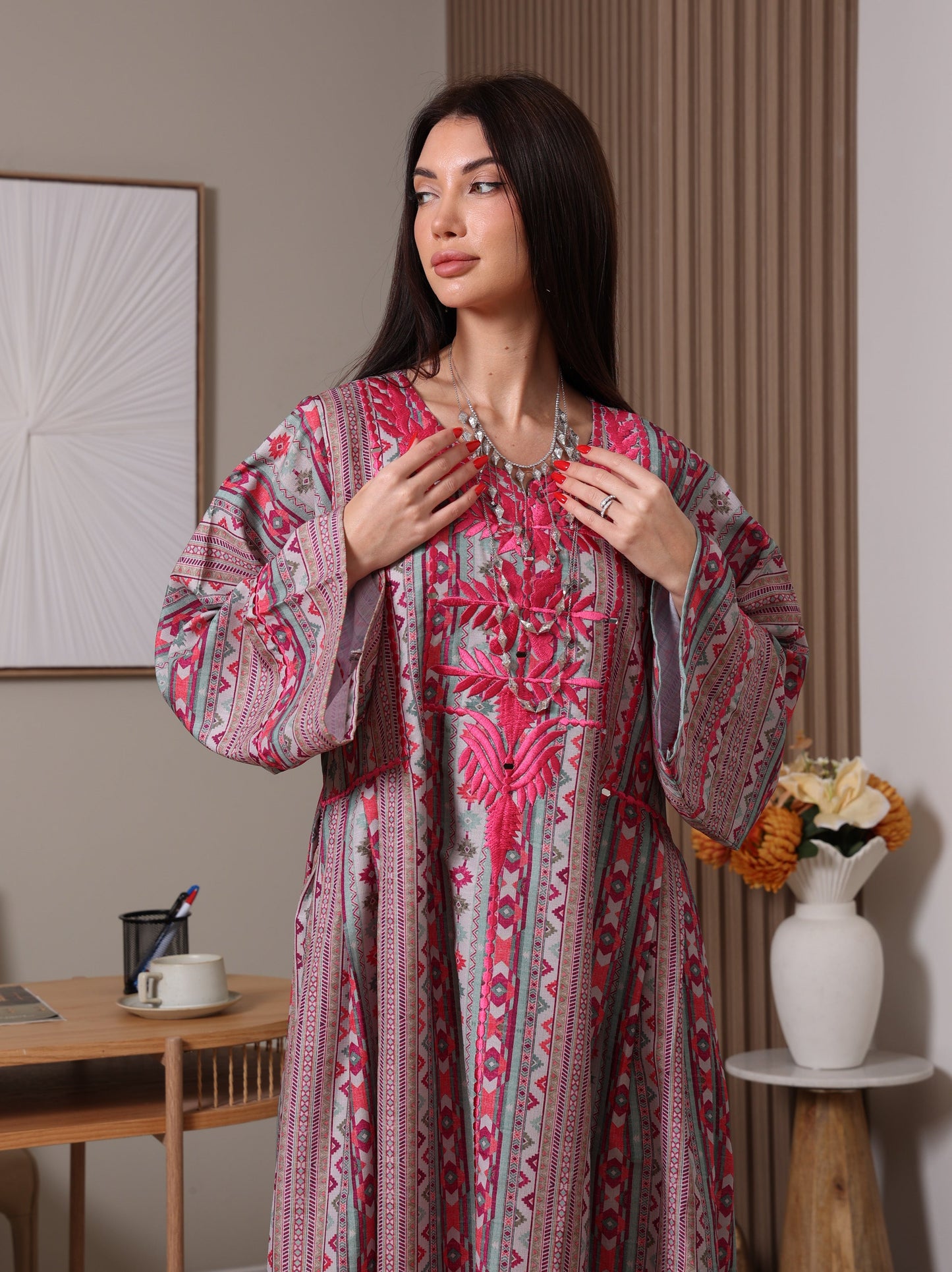 Magenta Mirage Kaftan