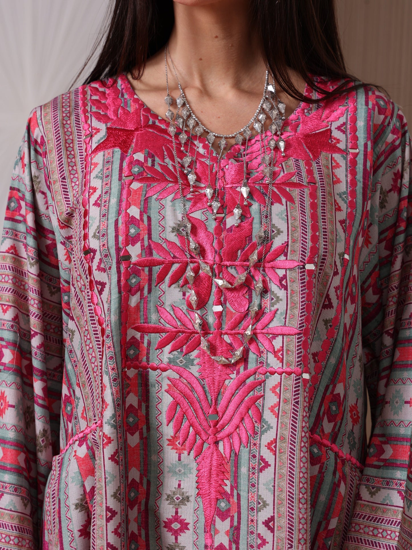 Magenta Mirage Kaftan