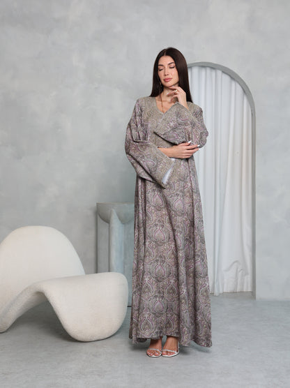 Mauve Paisley Kaftan
