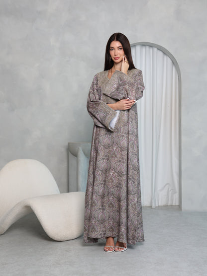 Mauve Paisley Kaftan