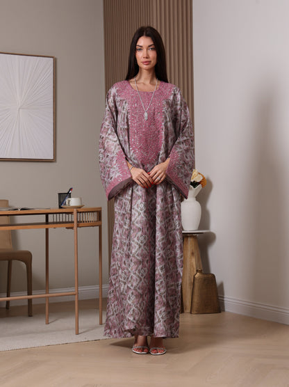 Amethyst Ikat Kaftan