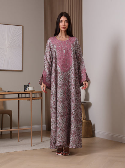 Amethyst Ikat Kaftan