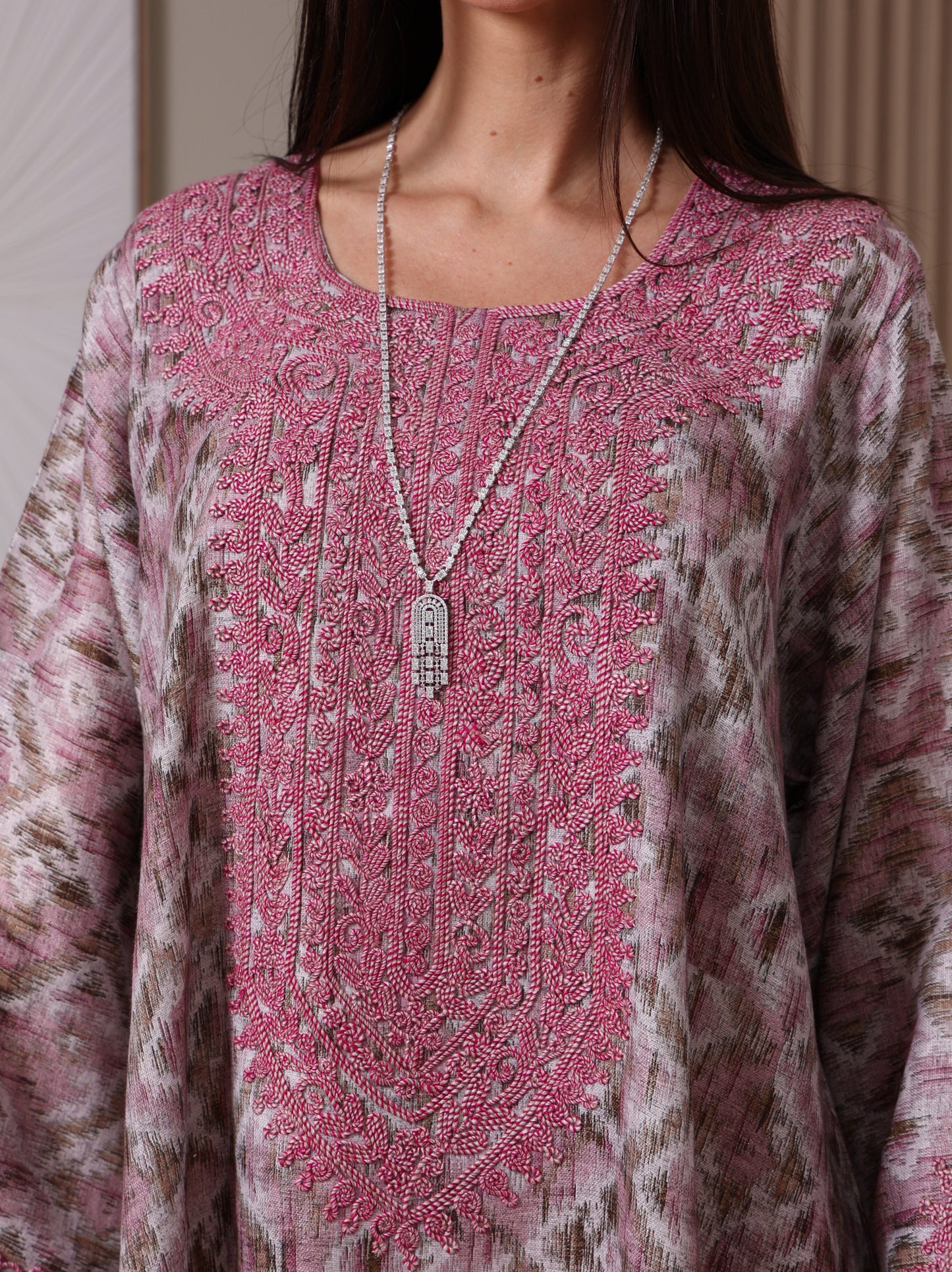 Amethyst Ikat Kaftan