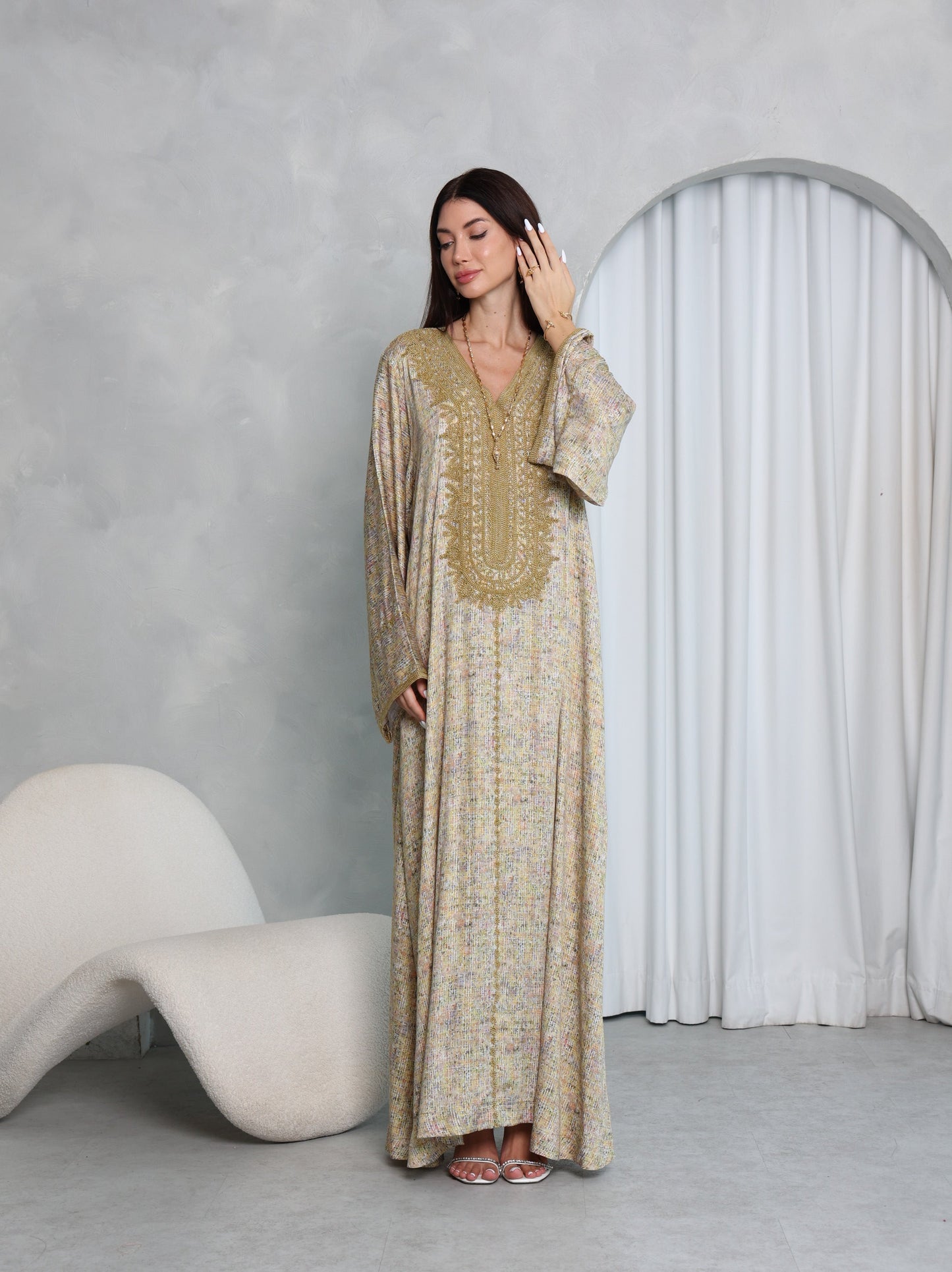 Gilded Sand Kaftan