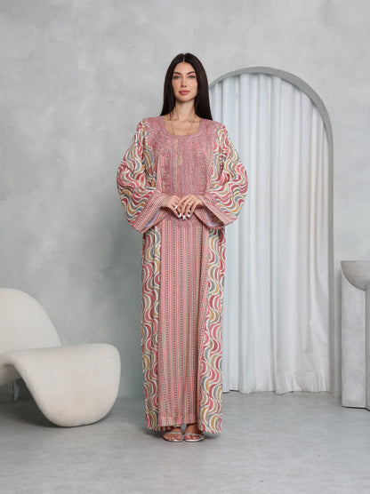 Blush Wave Kaftan