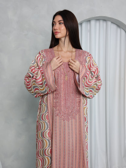 Blush Wave Kaftan