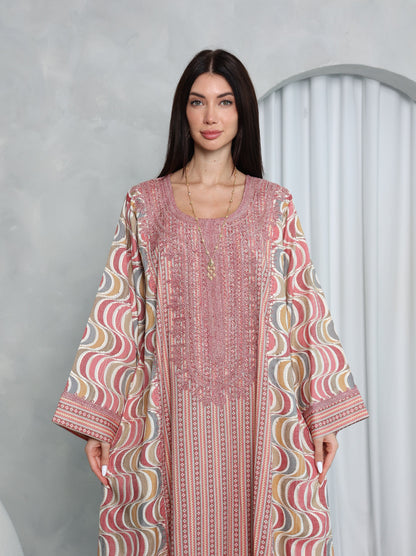 Blush Wave Kaftan