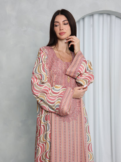 Blush Wave Kaftan
