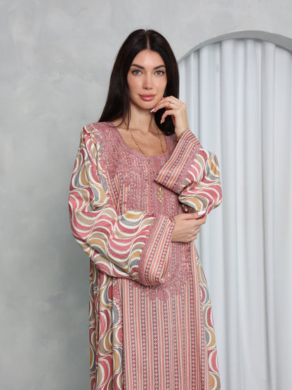 Blush Wave Kaftan