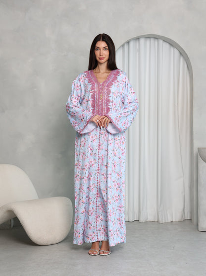 Sky Blossom Kaftan