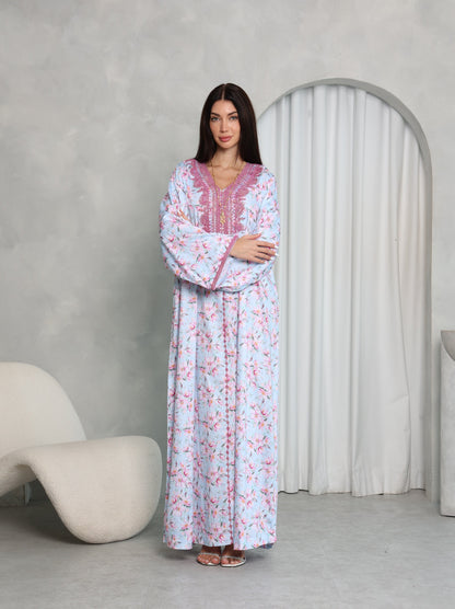 Sky Blossom Kaftan