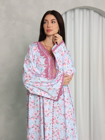 Sky Blossom Kaftan