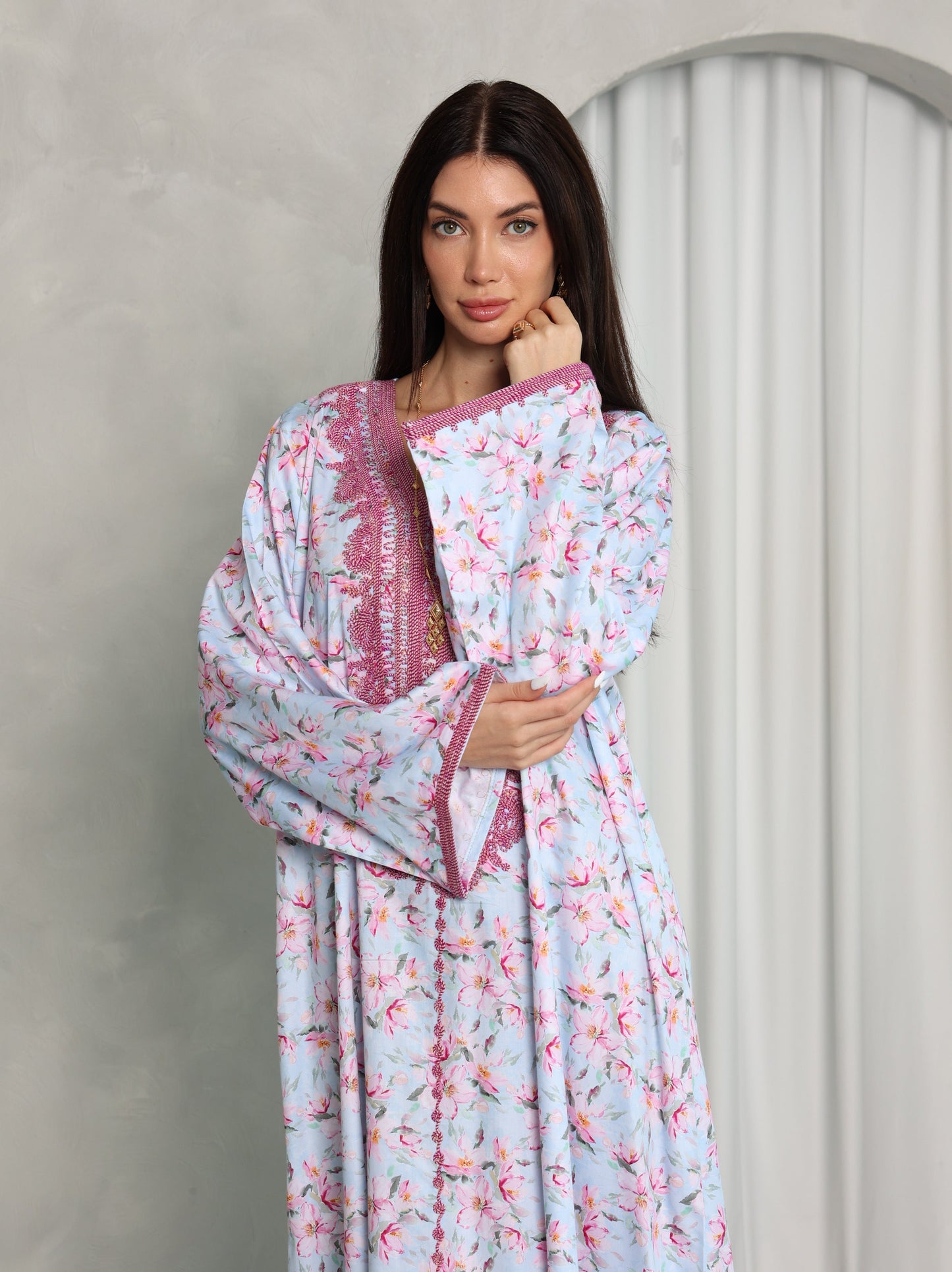 Sky Blossom Kaftan