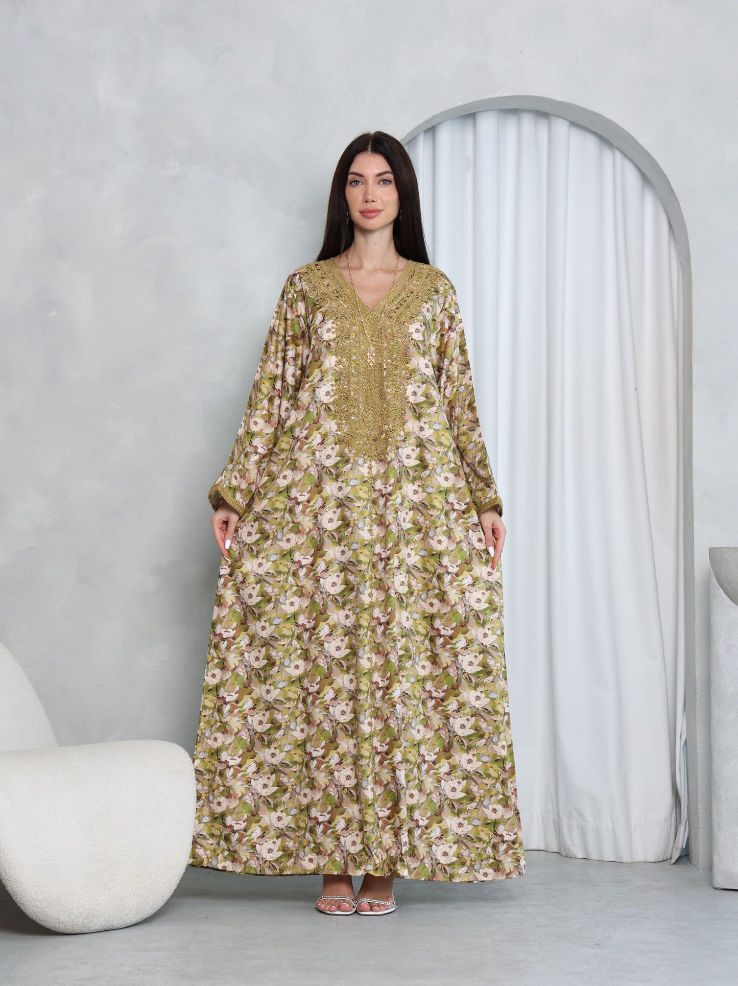 Olive Meadow Kaftan