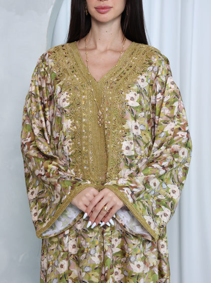 Olive Meadow Kaftan