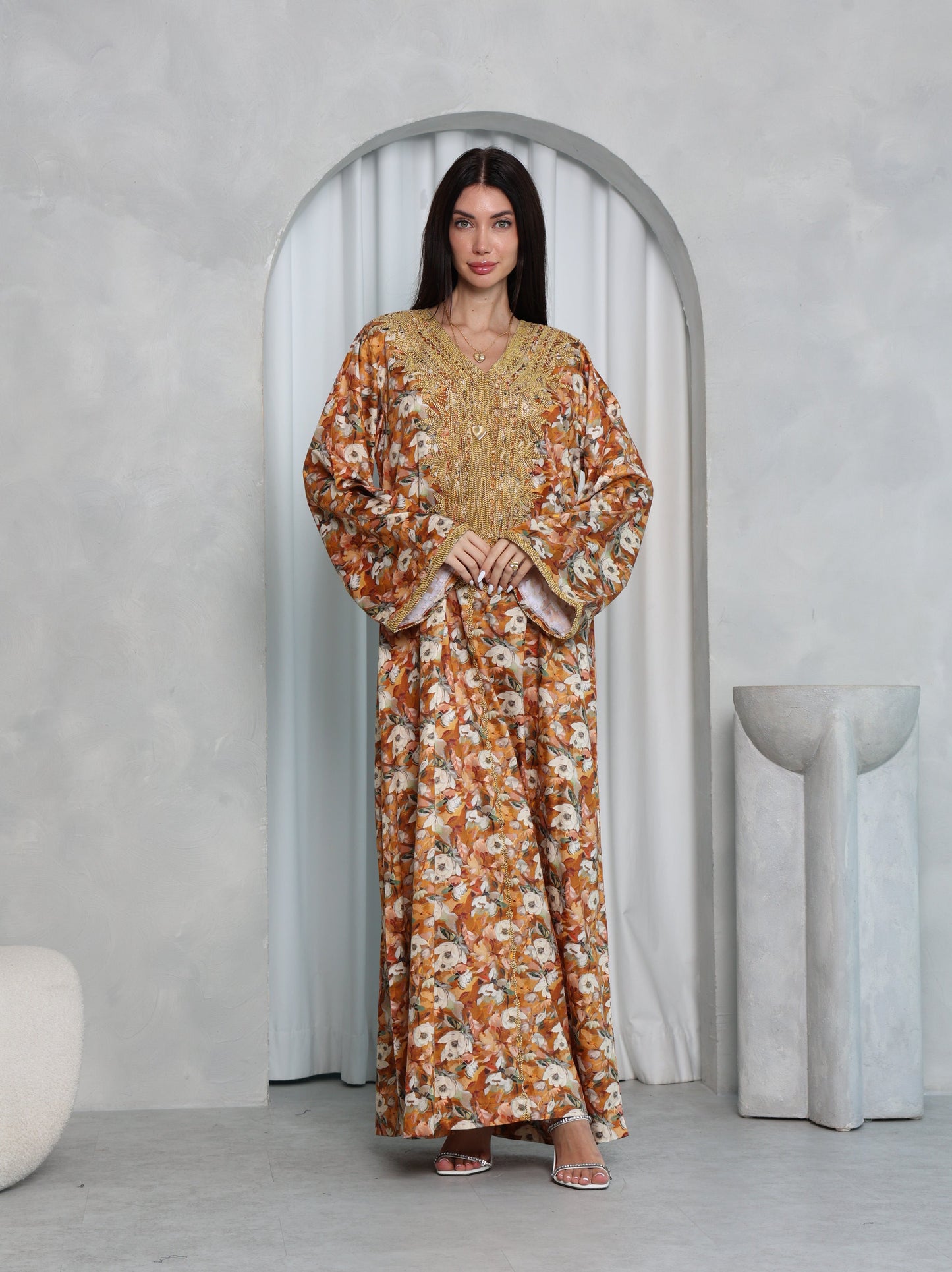 Amber Floral Kaftan
