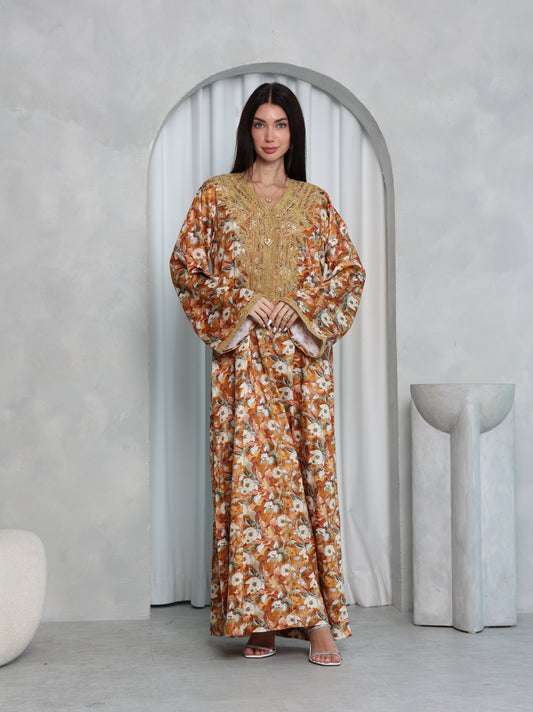 Amber Floral Kaftan