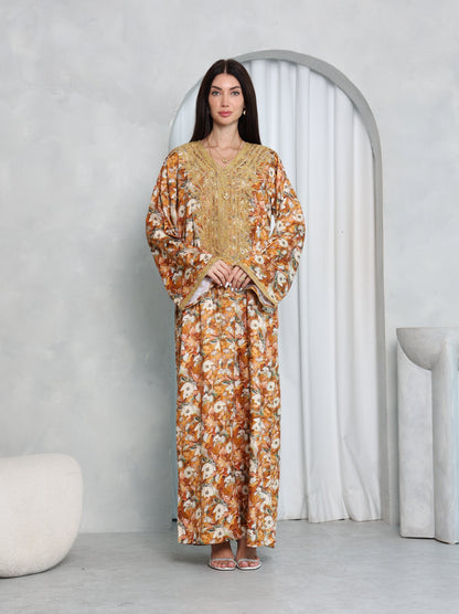 Amber Floral Kaftan