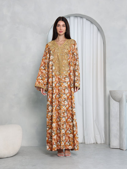 Amber Floral Kaftan