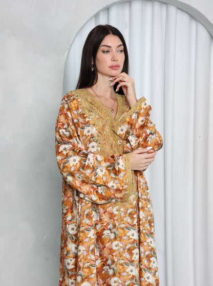 Amber Floral Kaftan