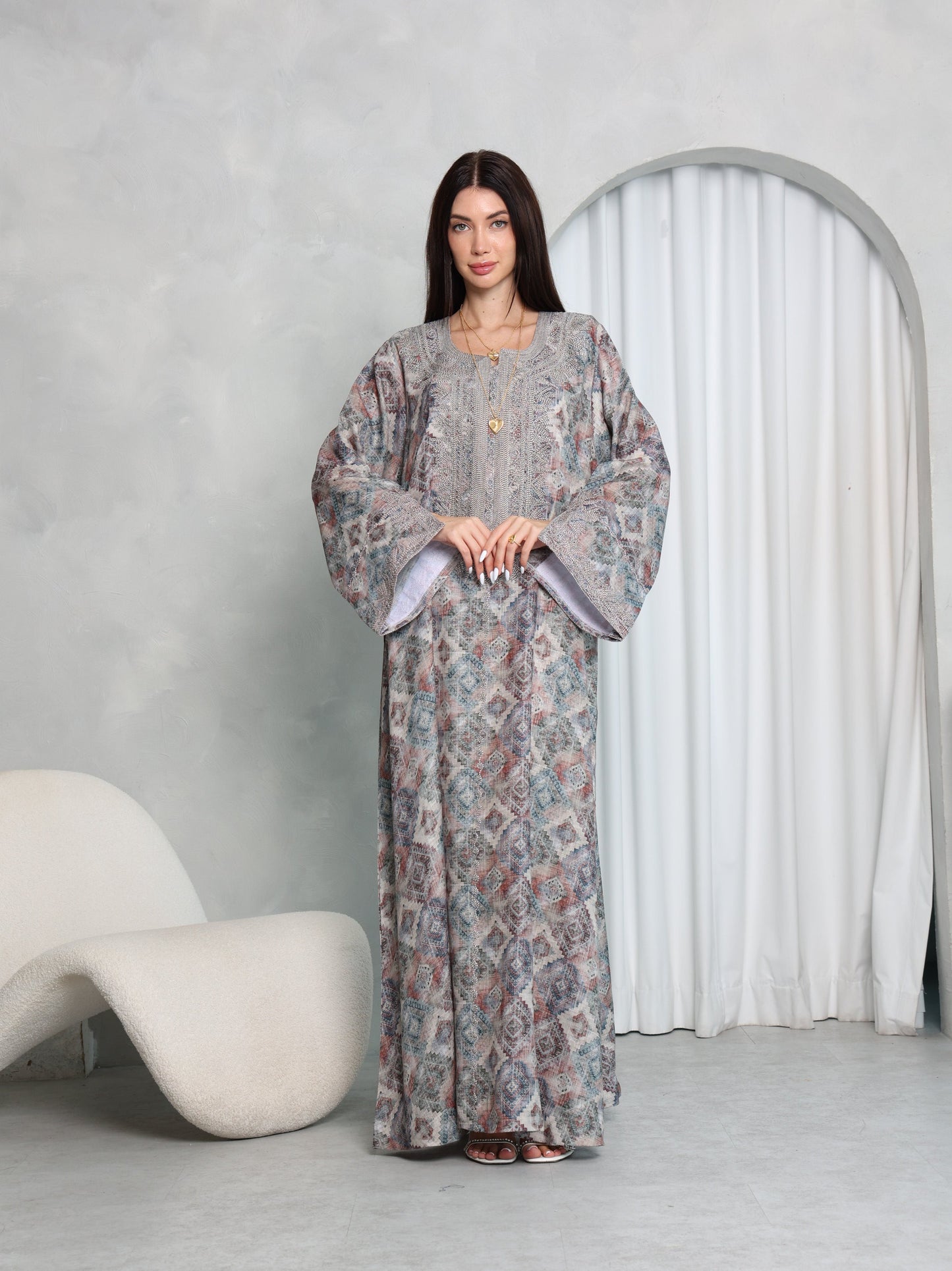 Slate Diamond Kaftan
