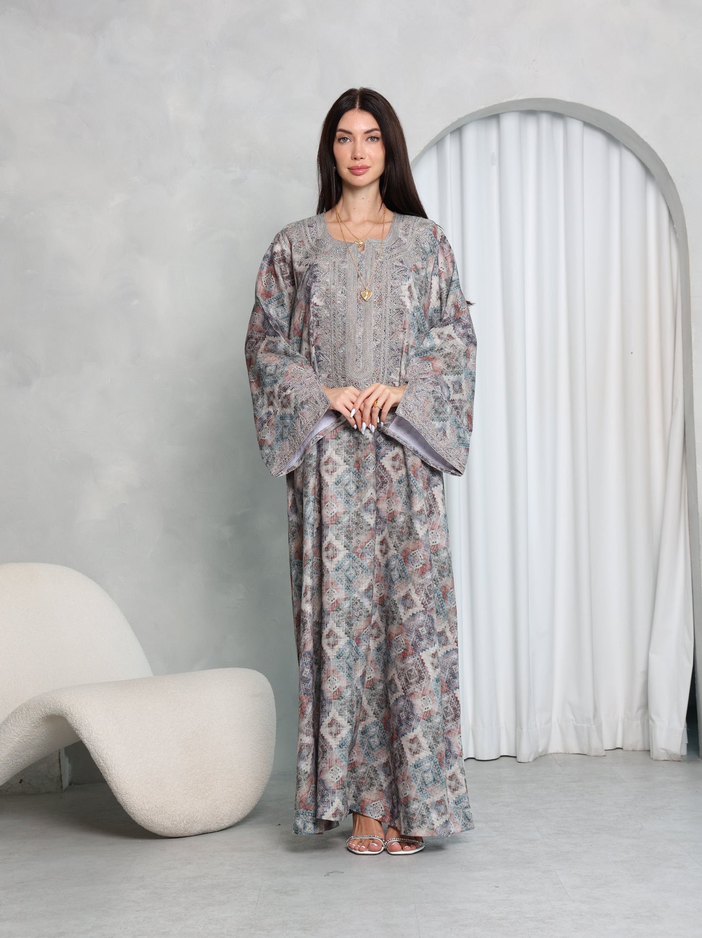 Slate Diamond Kaftan