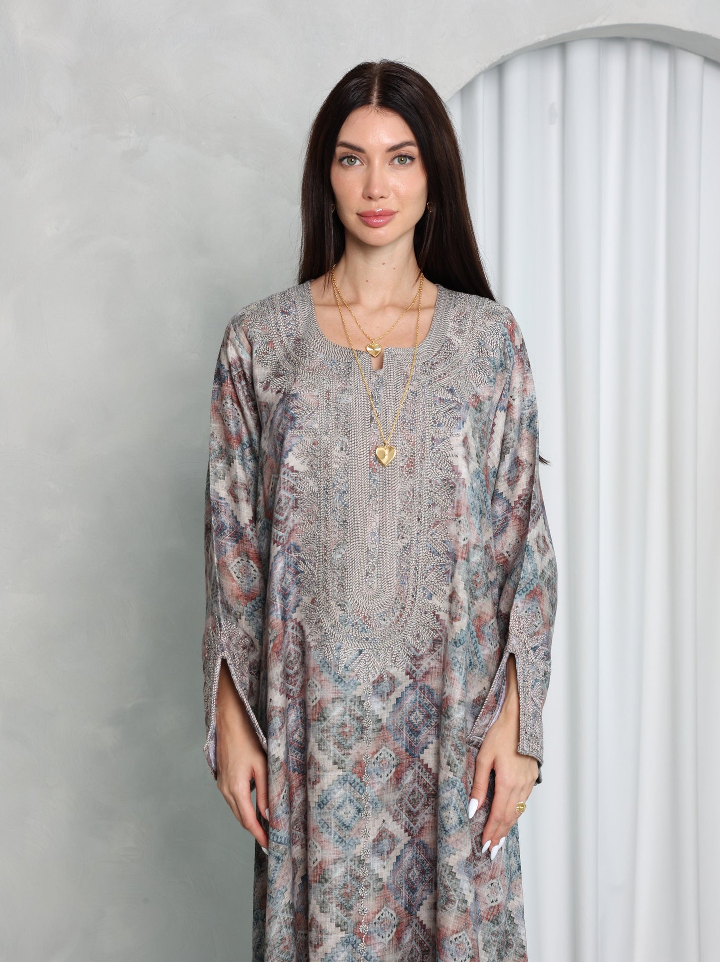 Slate Diamond Kaftan