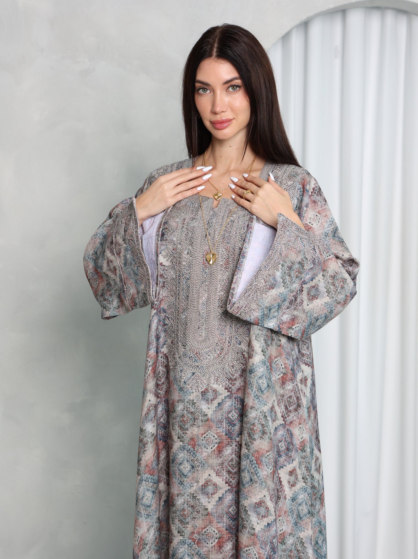 Slate Diamond Kaftan