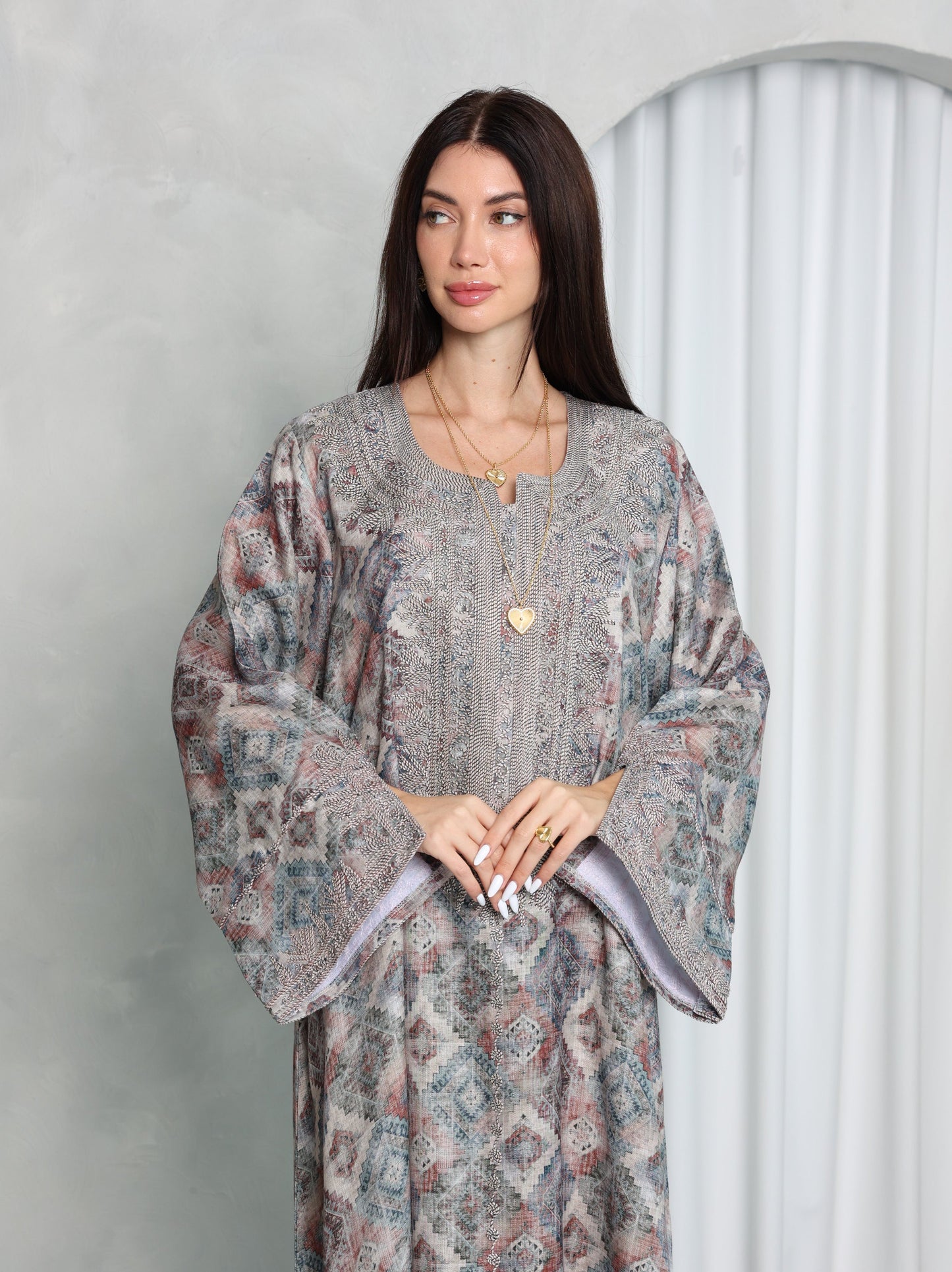 Slate Diamond Kaftan