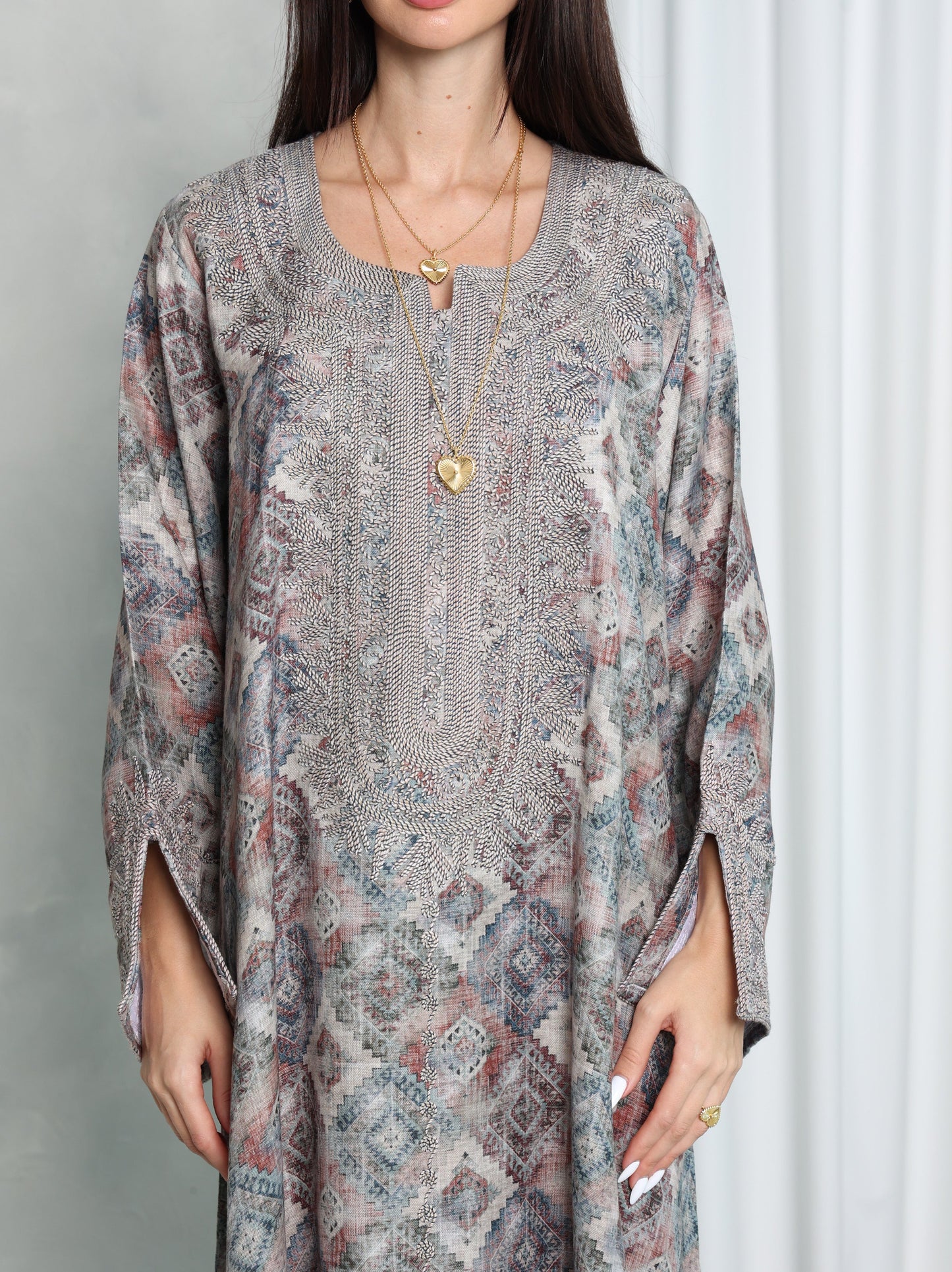 Slate Diamond Kaftan