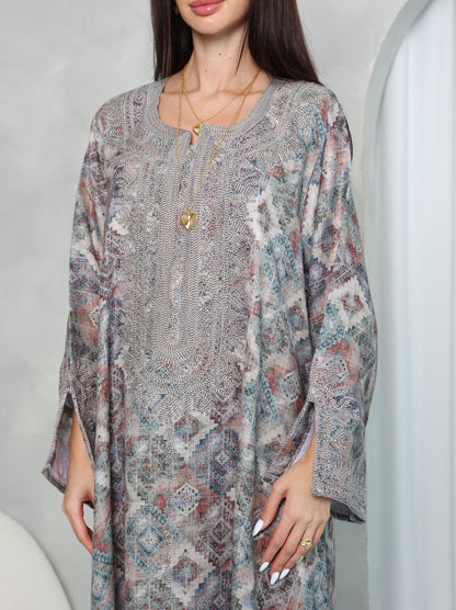 Slate Diamond Kaftan