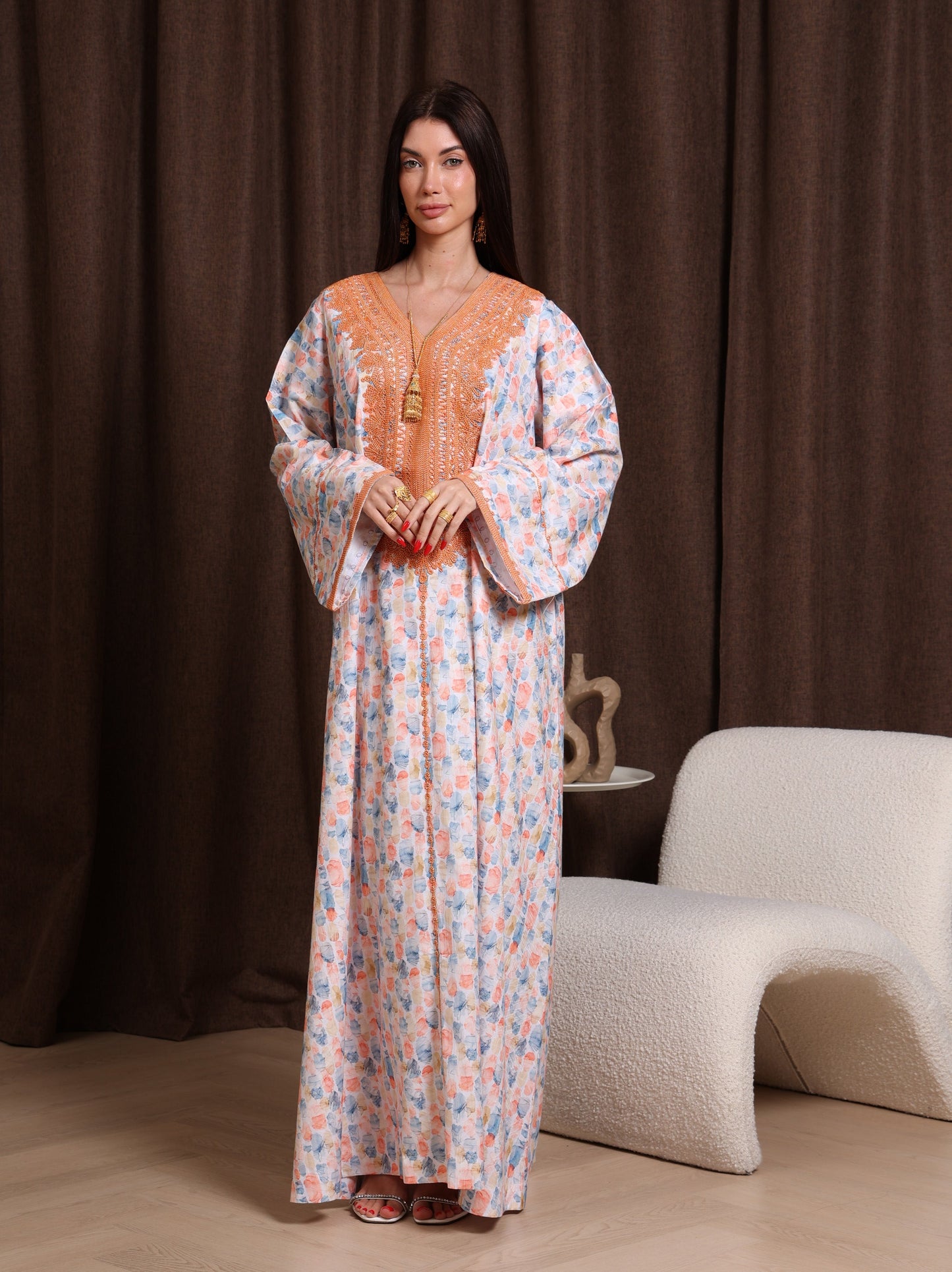 Apricot Sky Kaftan