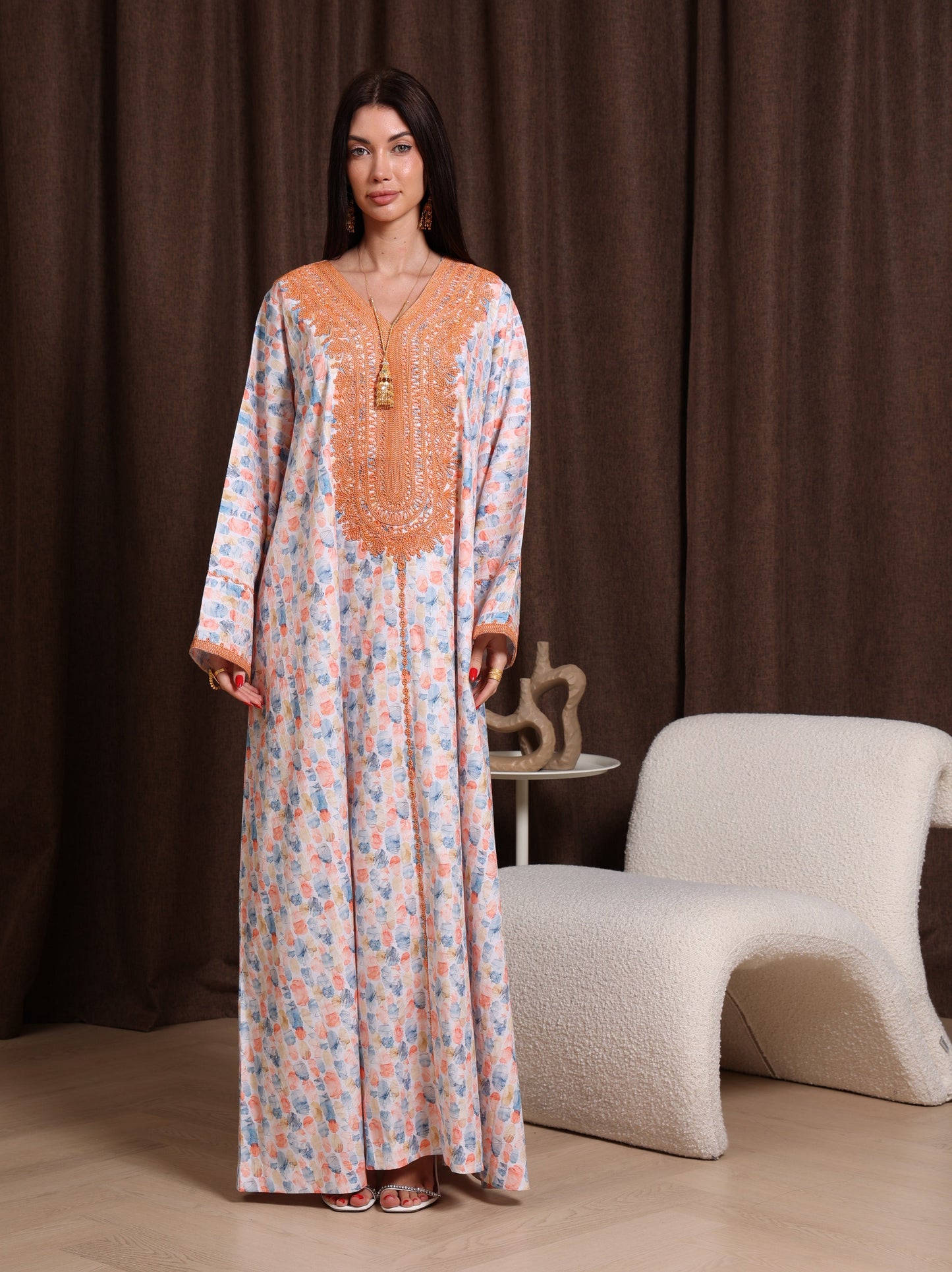 Apricot Sky Kaftan
