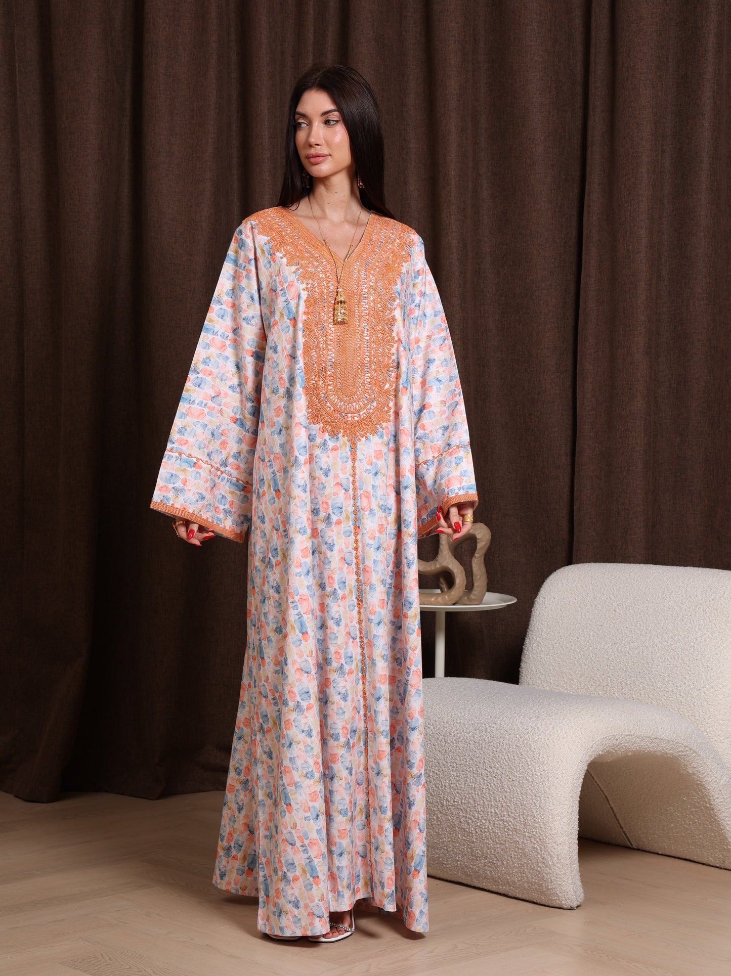 Apricot Sky Kaftan