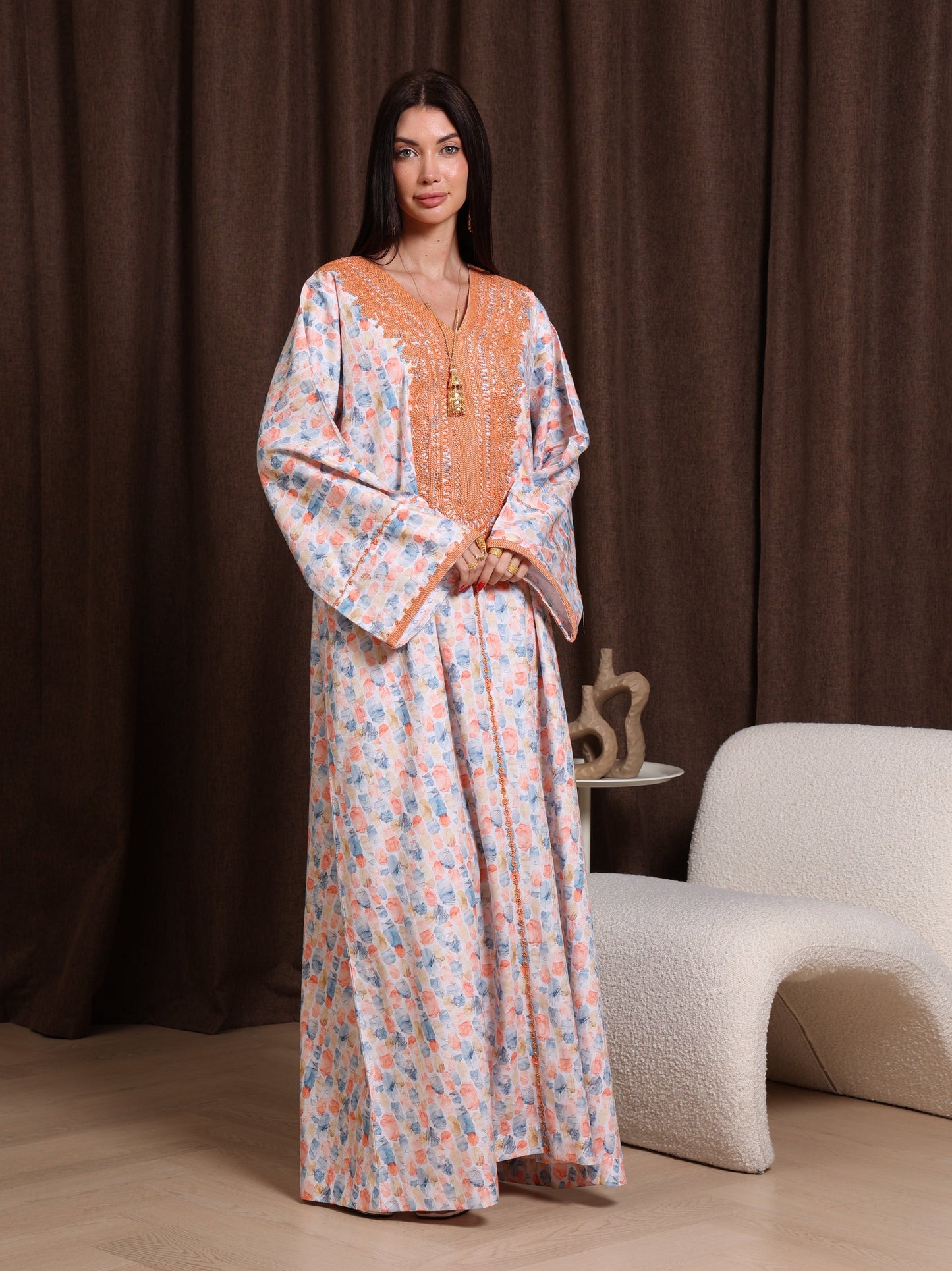 Apricot Sky Kaftan