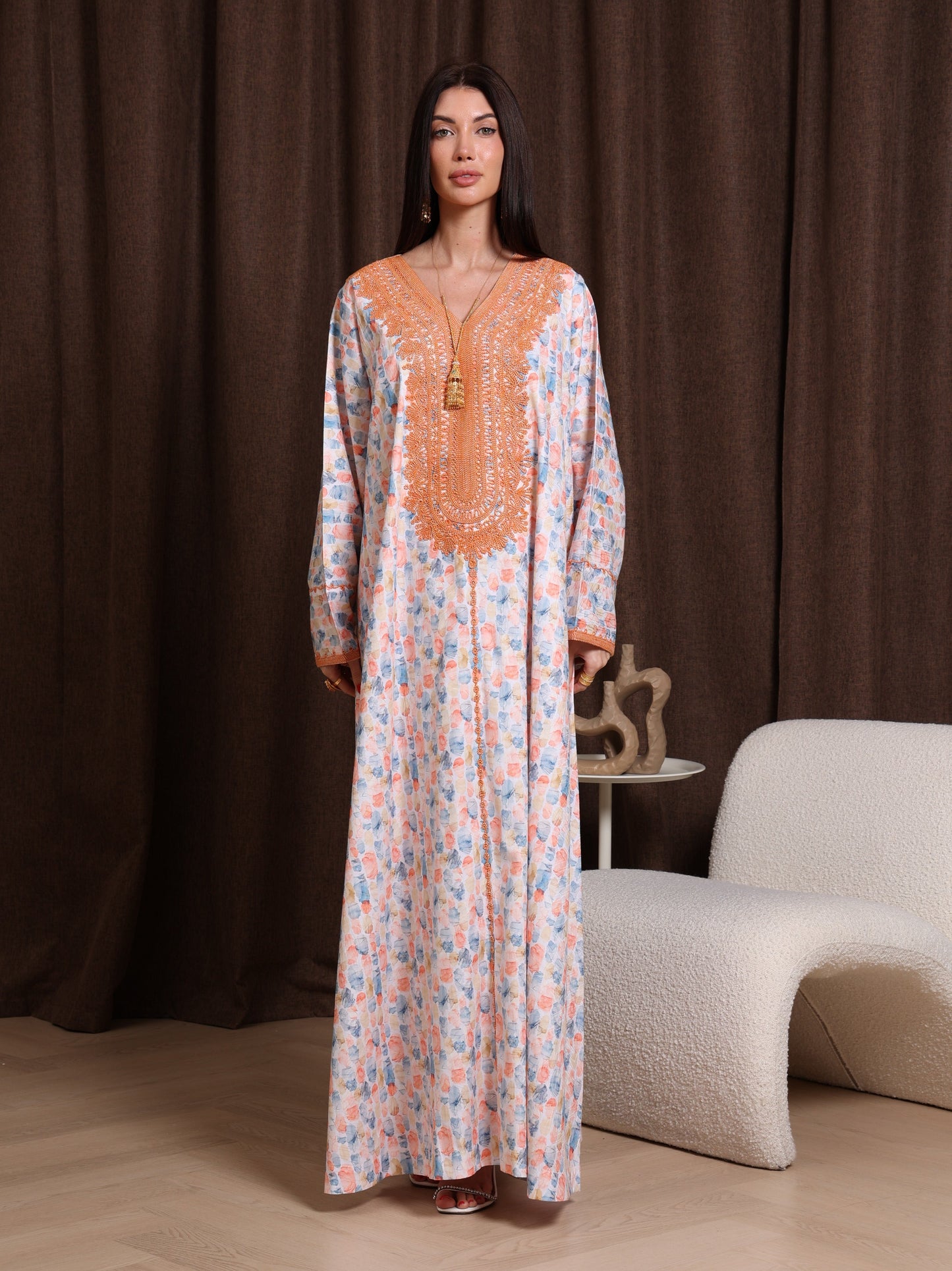 Apricot Sky Kaftan